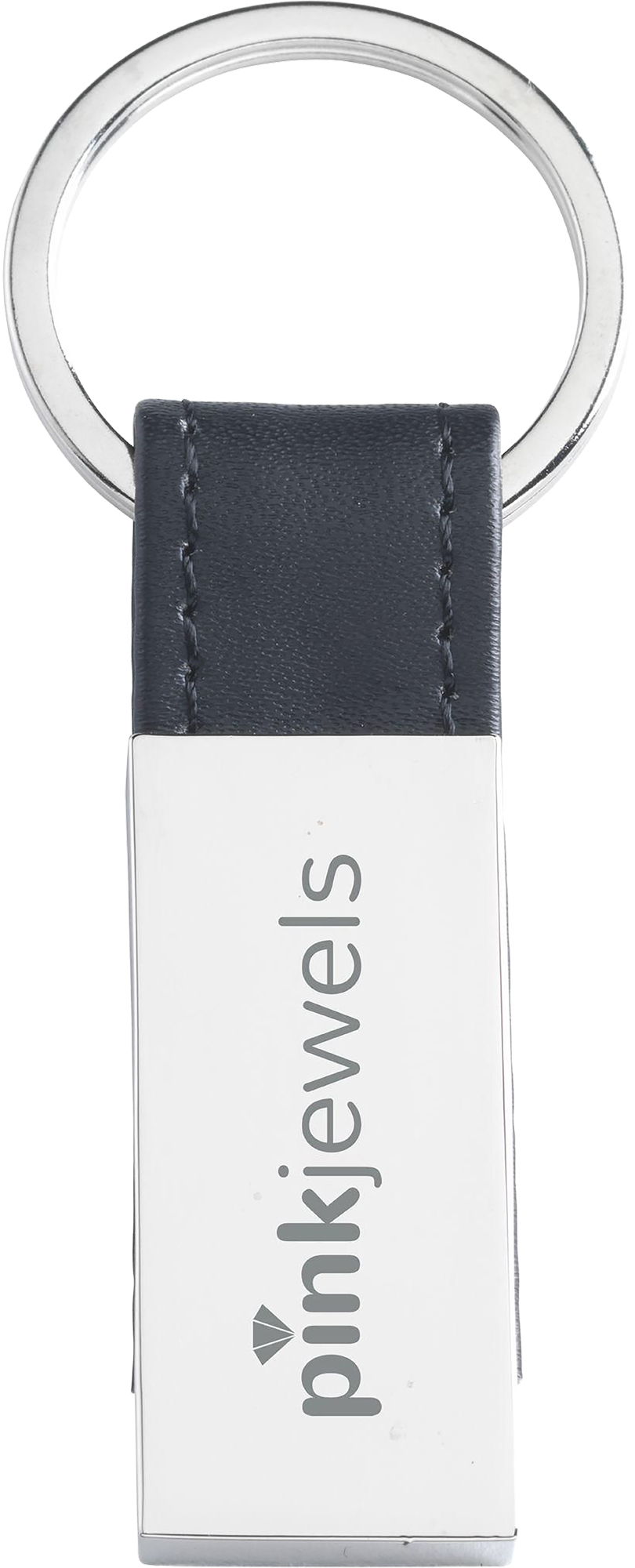 Picture of Metal and PU keyring
