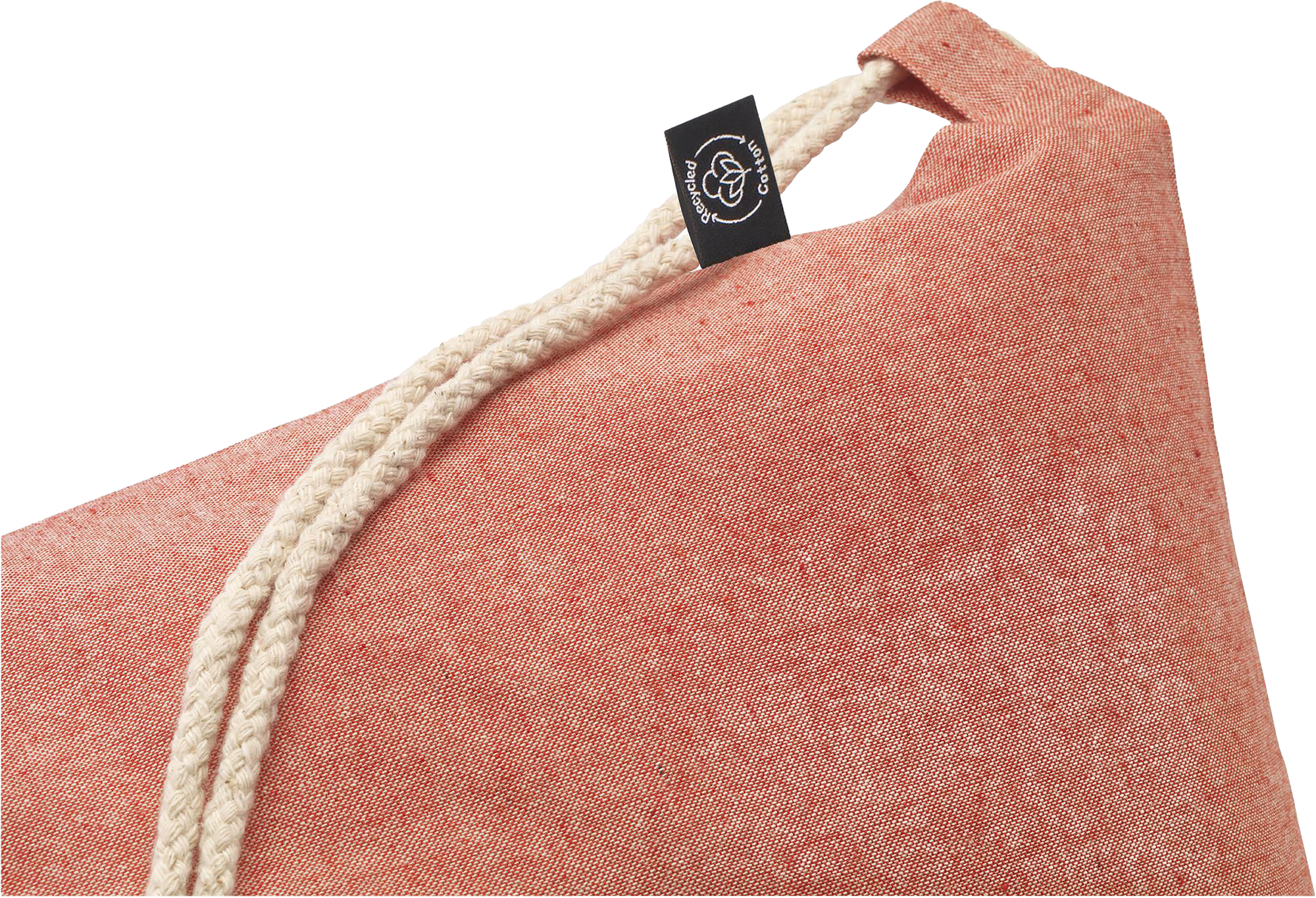 Picture of Recycled cotton drawstring bag (180 gsm/5.3oz) 