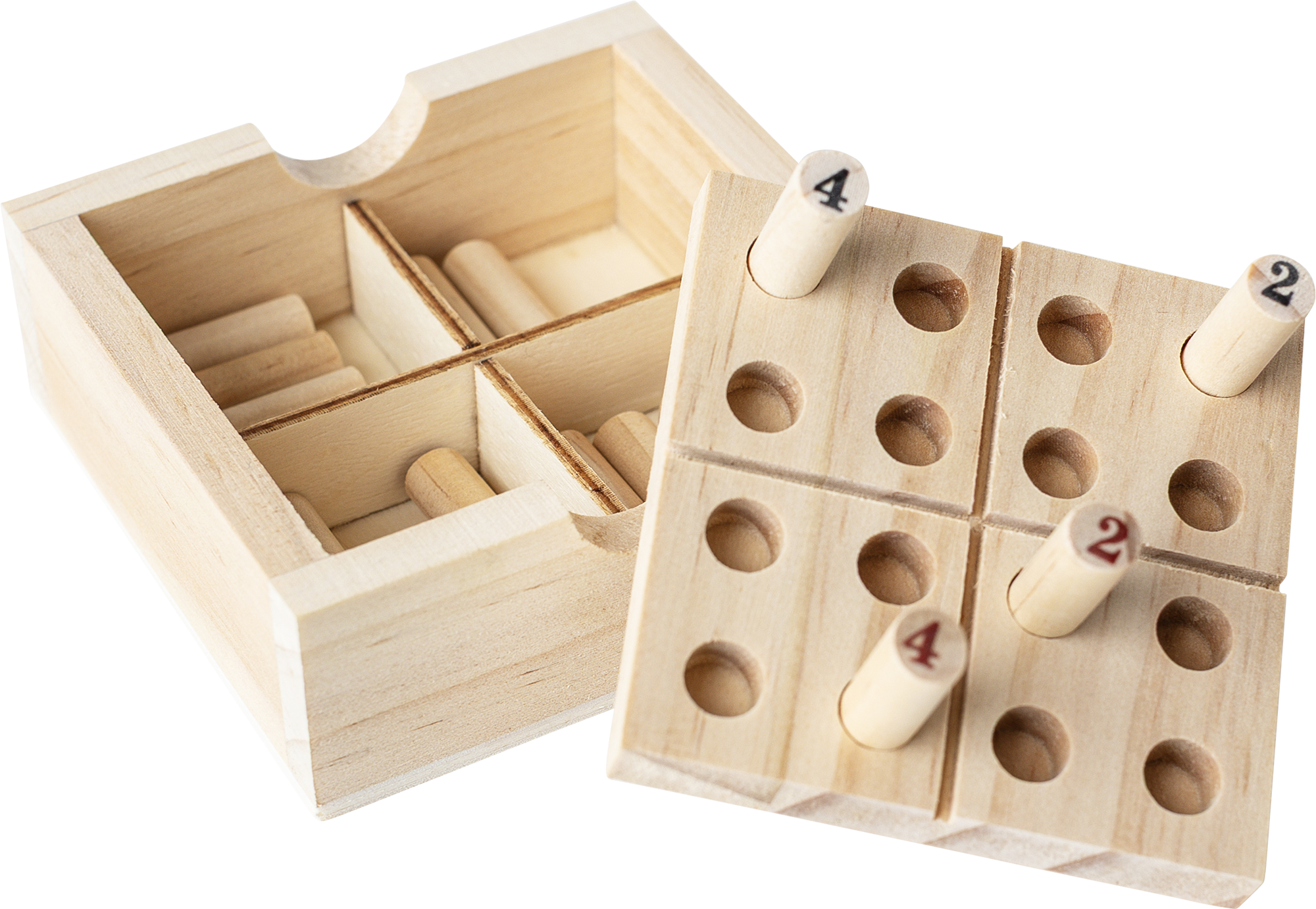 Picture of Mini wooden Sudoku set