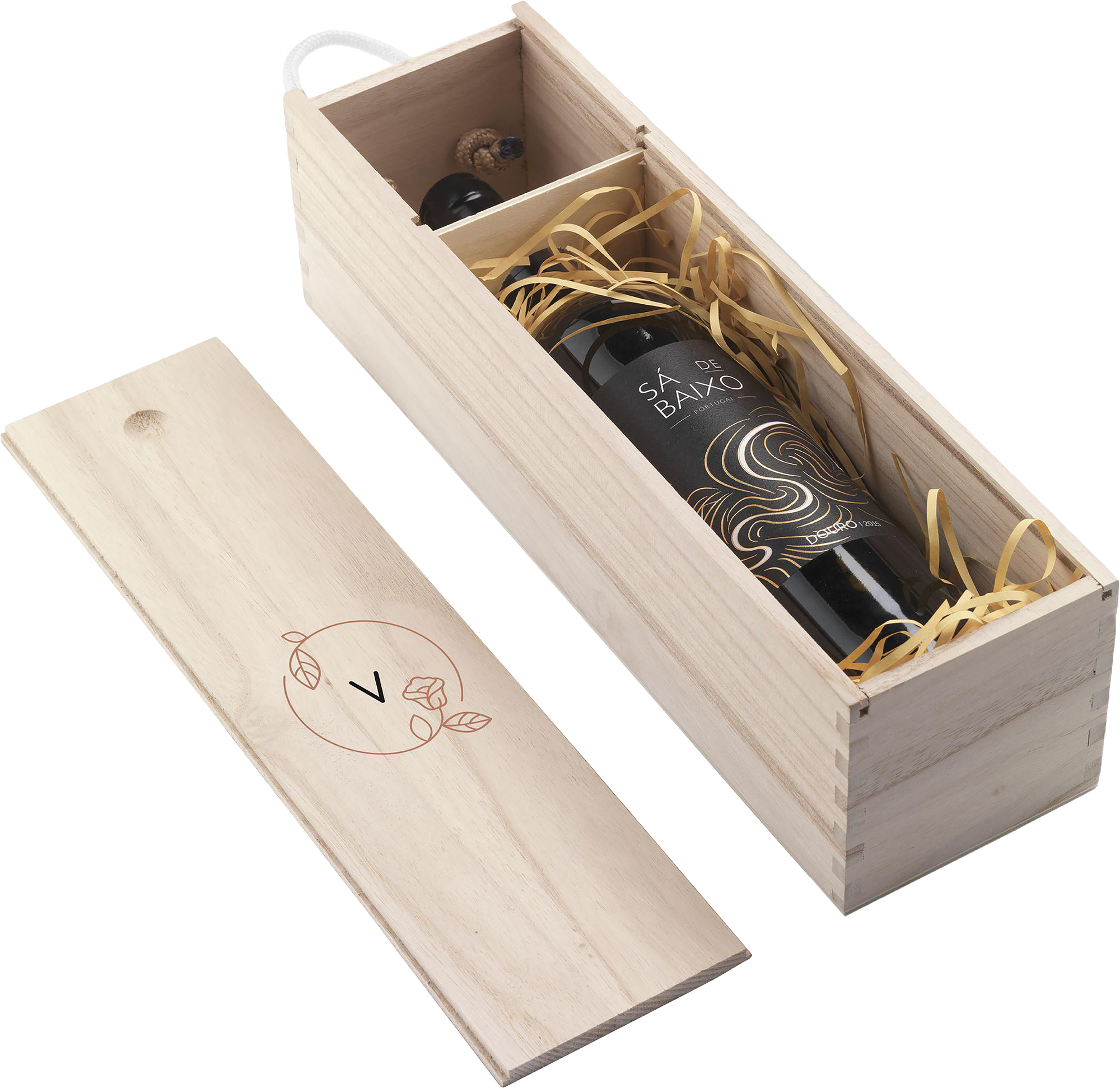 Picture of Wooden wine box