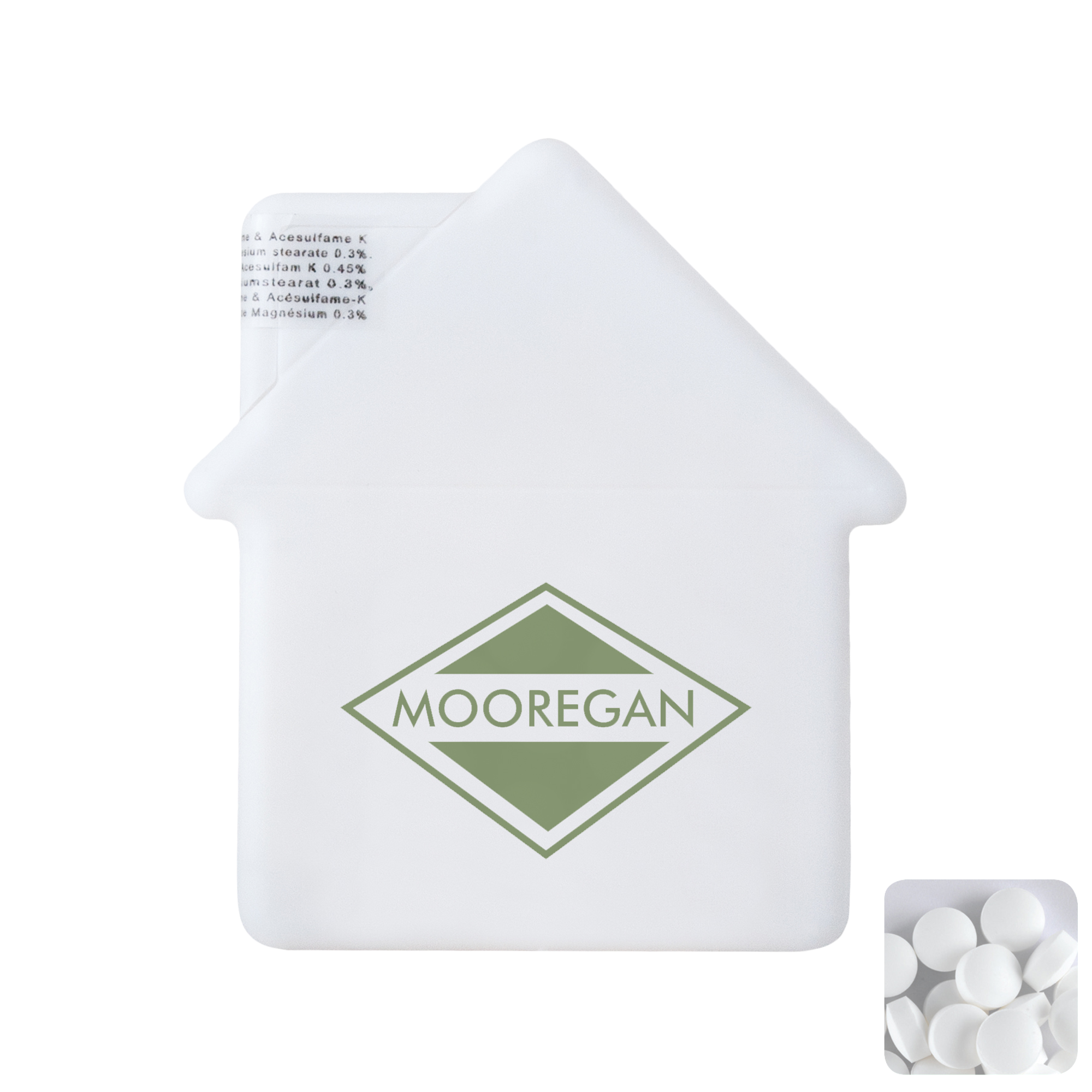 Picture of House mint card with sugar free mints