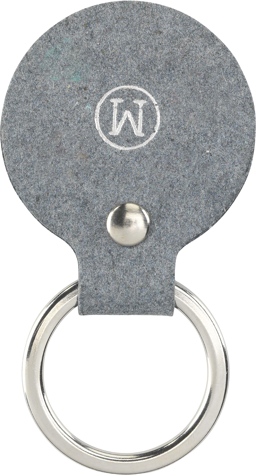 Picture of Made recycled round denim keyring