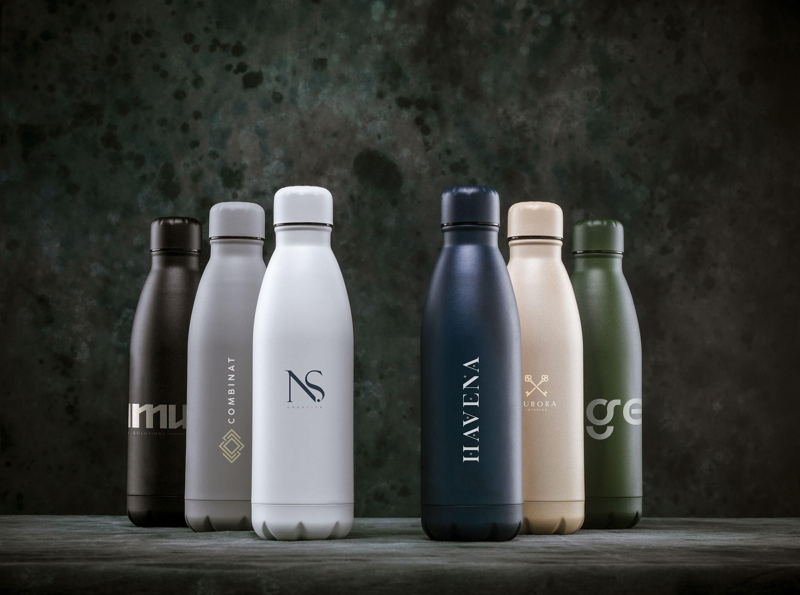 Topflask recycled double walled bottle (500ml) 265691_002 (White)