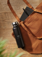 Recycled stainless steel bottle (800ml) 262681_001 (Black)