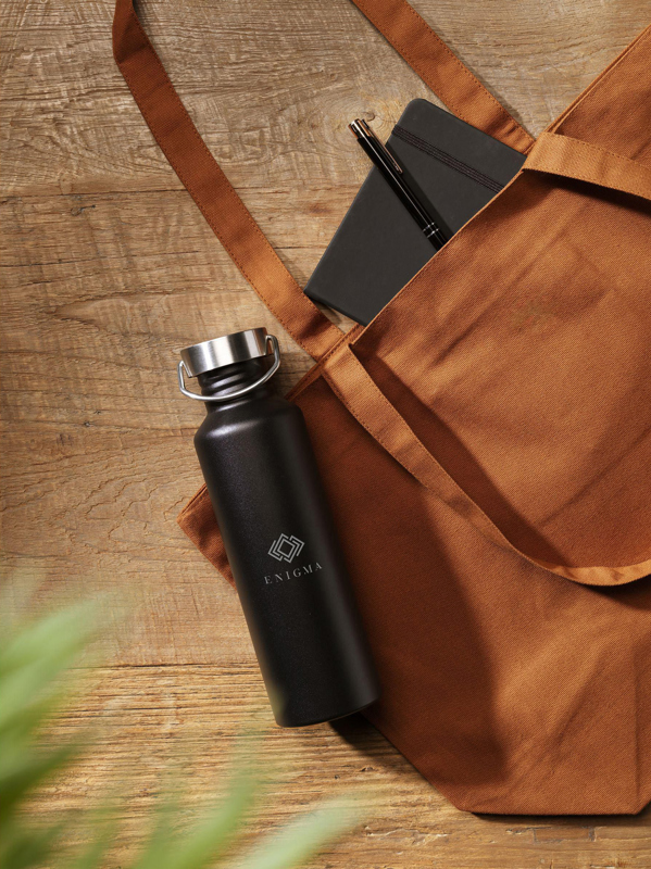 Recycled stainless steel bottle (800ml) 262681_001 (Black)