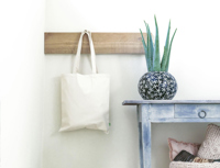Organic cotton shopper (140gsm/4.12oz) 260852_604 (Ecru)