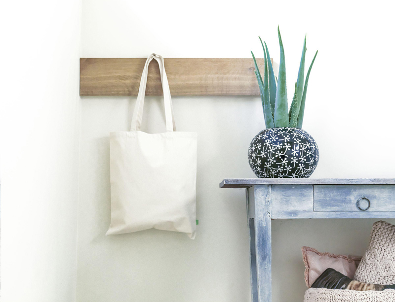 Organic cotton shopper (140gsm/4.12oz) 260852_604 (Ecru)