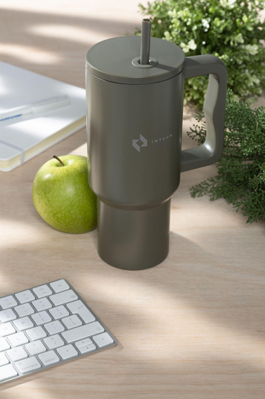 Recycled stainless steel bottle (900 ml) 261727_004 (Green)