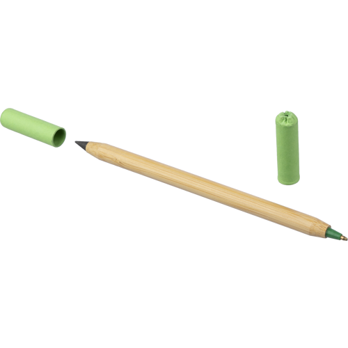Bamboo endless pencil and ballpen