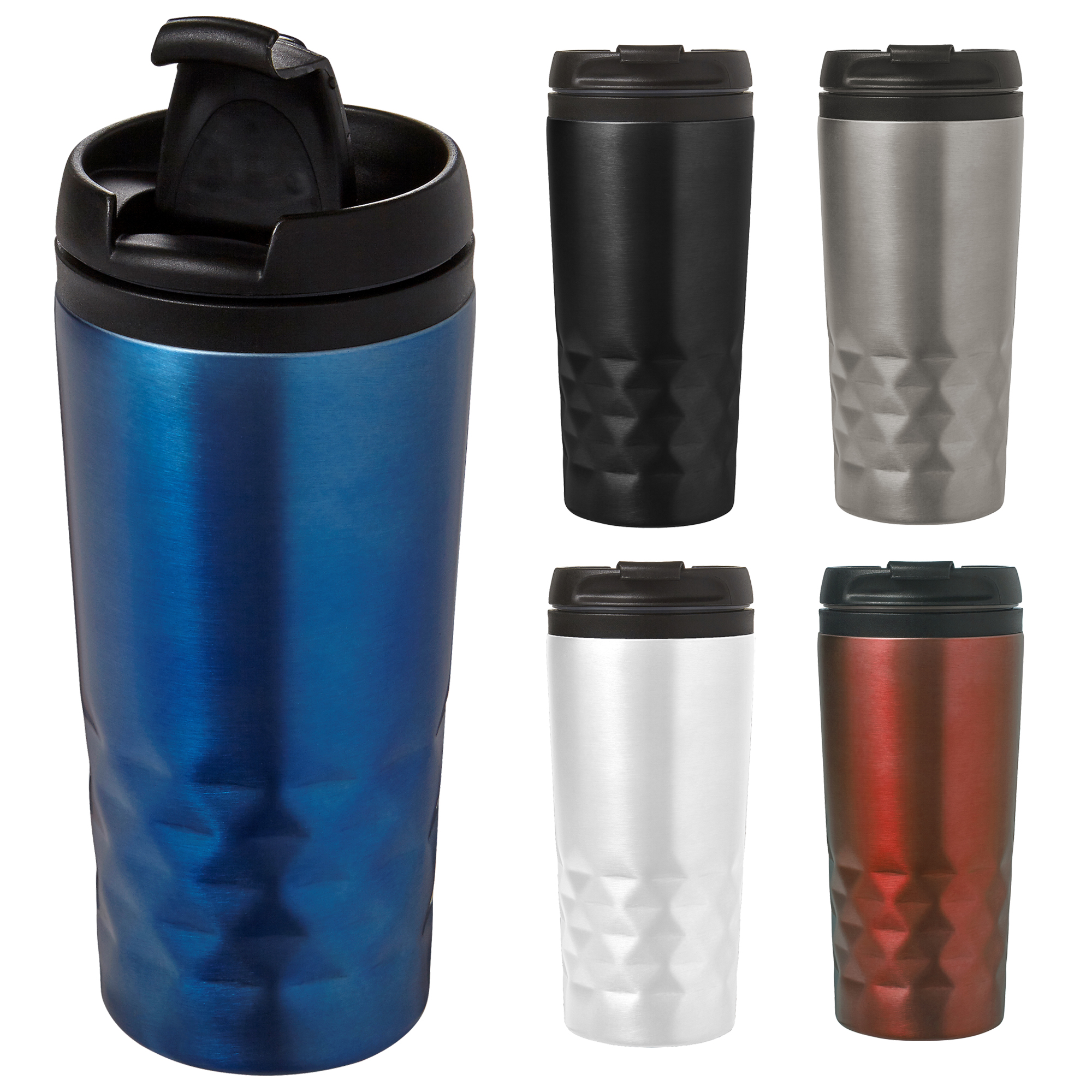 Stainless steel double walled travel mug (300ml)