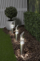 Grundig solar stainless steel garden light 263047_032 (Silver)