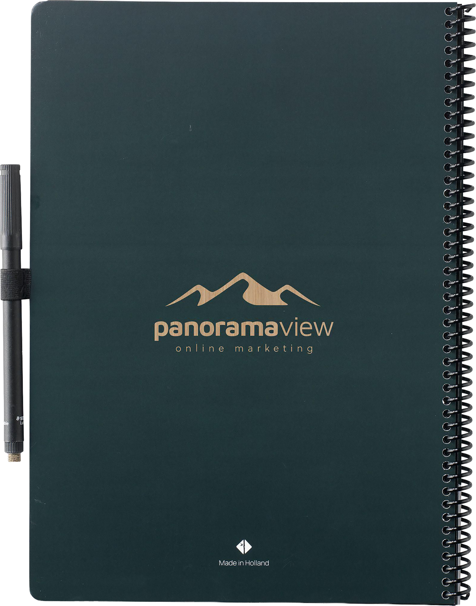 Picture of Bambook notebook with pen loop (approx A4)