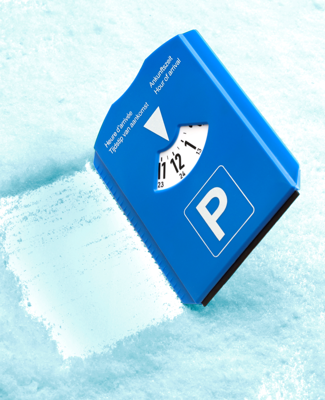 Ice scraper parking disc 006621_023 (Cobalt blue)