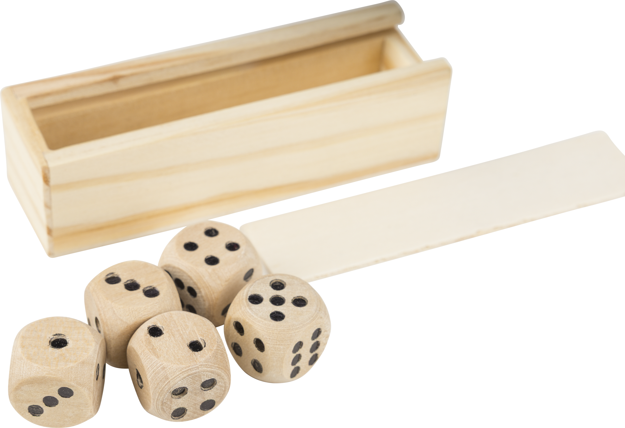 Picture of Wooden dice set
