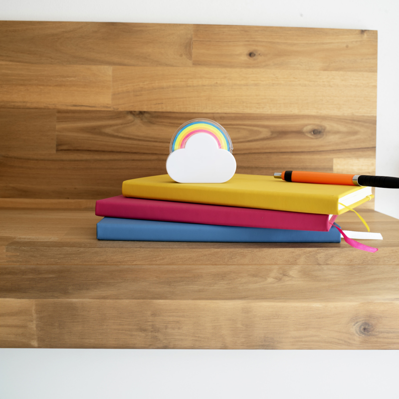 Rainbow memo tape dispenser 008285_lif
