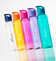 RPET drinking bottle (650 ml) 265222_335 (Transparent blue)