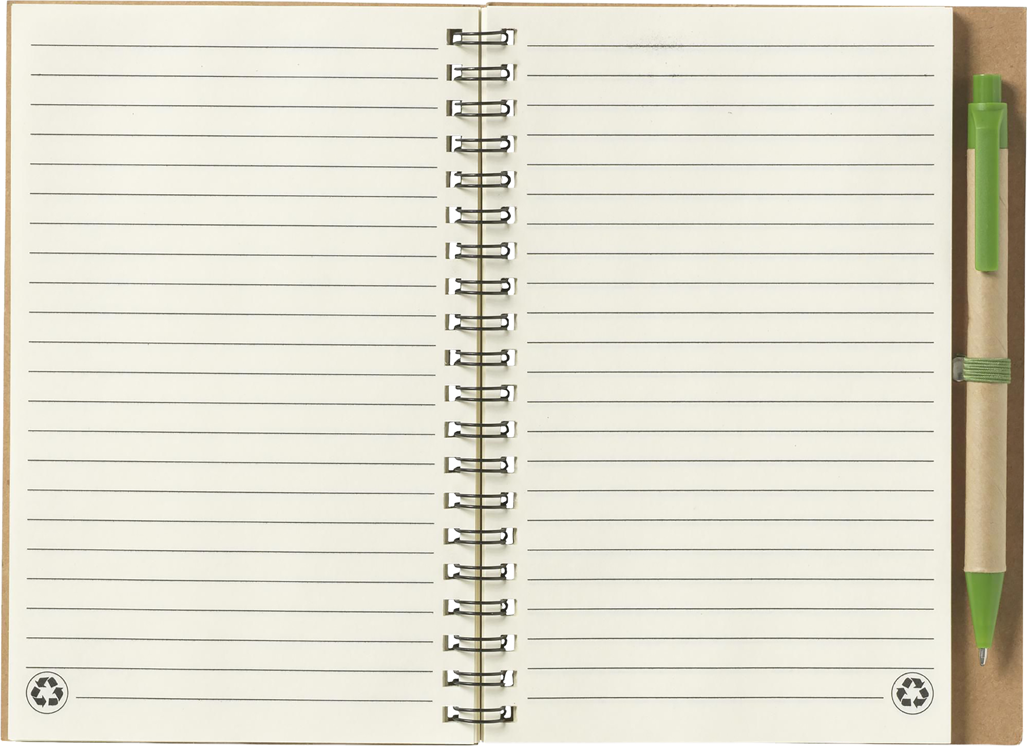 Picture of Recycled notebook and pen (approx A5)
