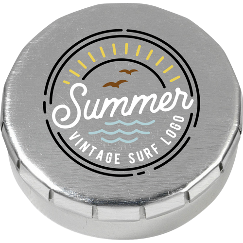 Mini click tin with mints