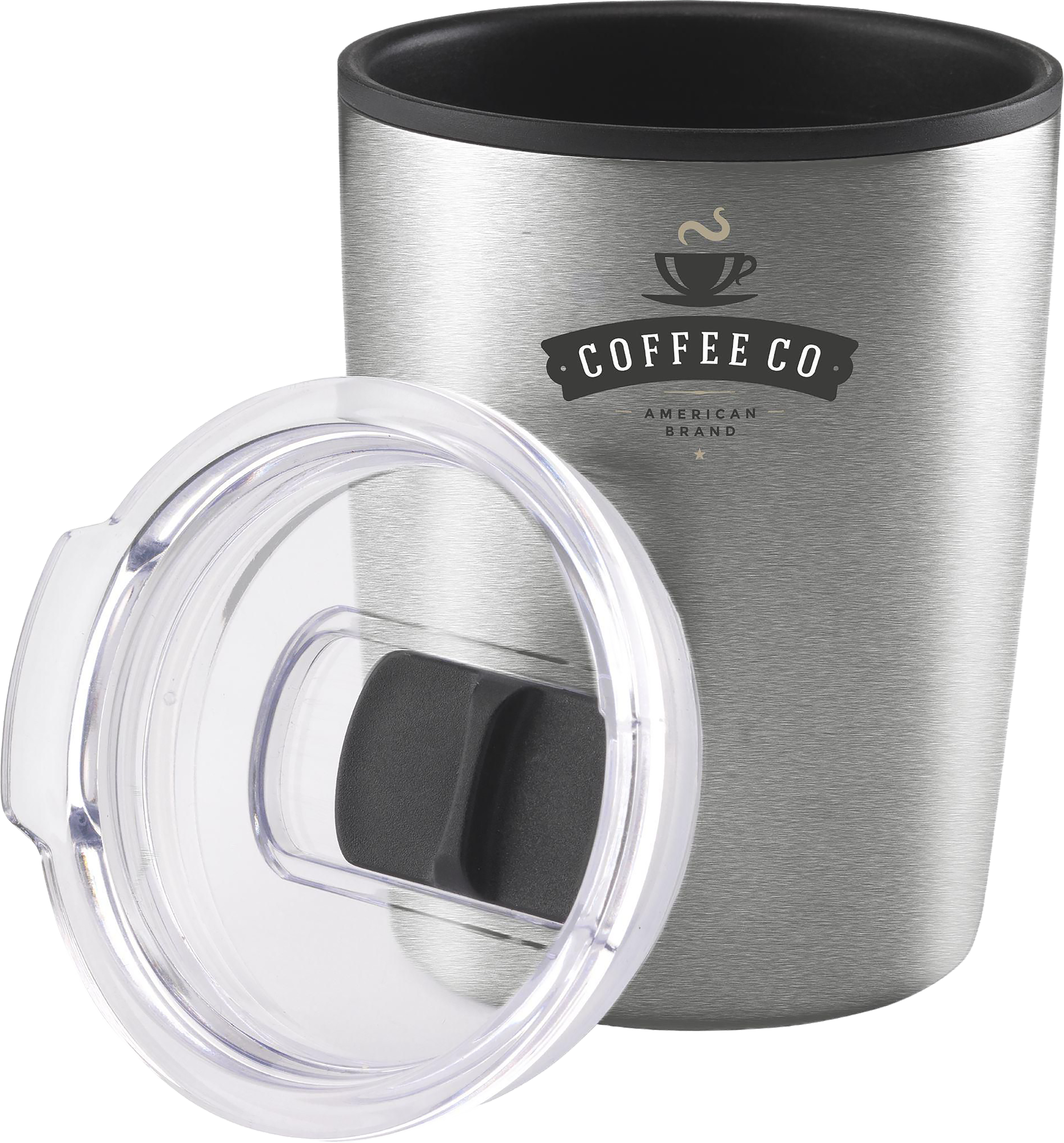 Picture of Recycled double walled steel mug (170ml)