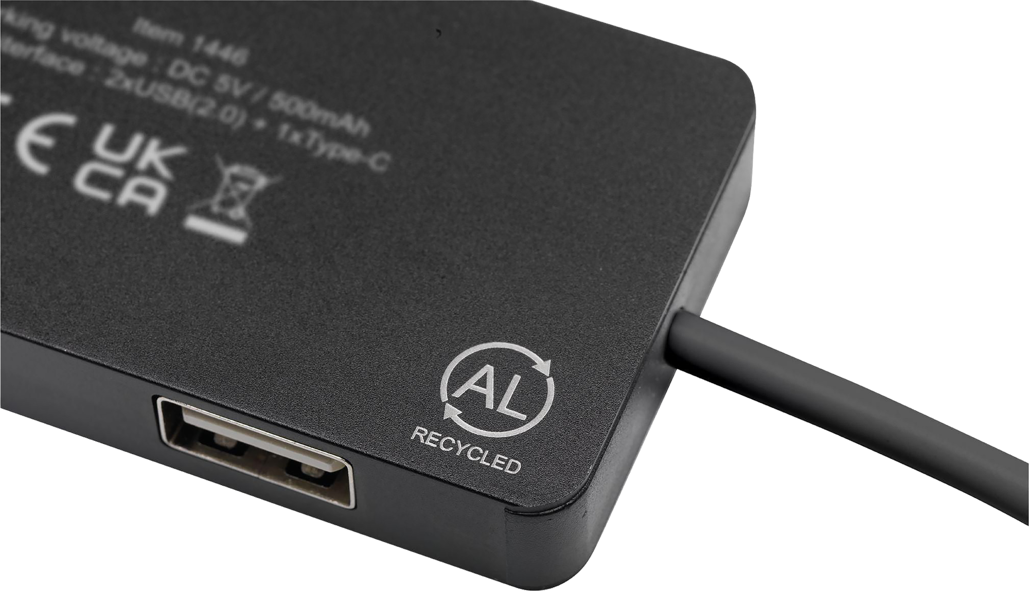 Picture of Recycled aluminium USB hub