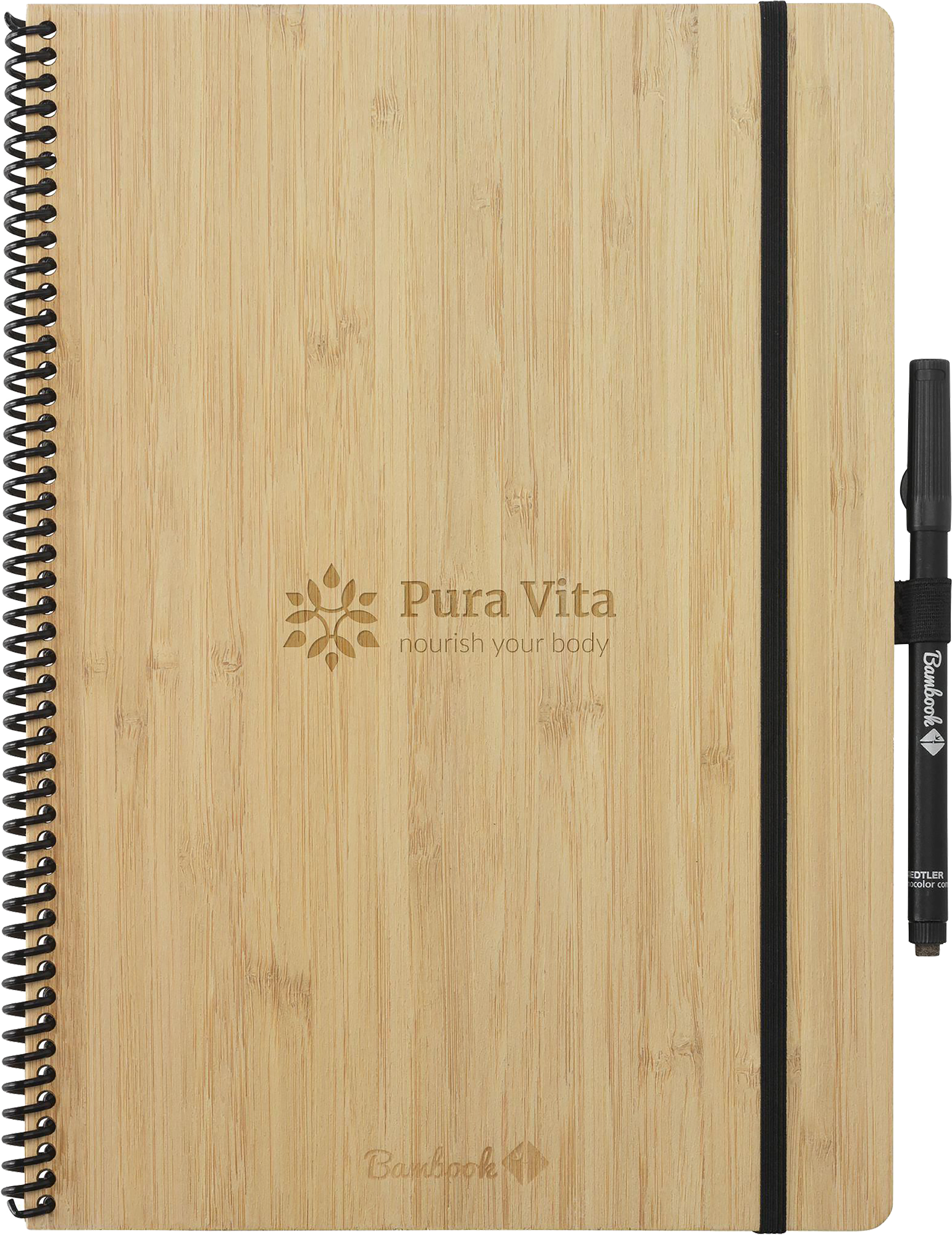 Picture of Bambook notebook with pen loop (approx A5)