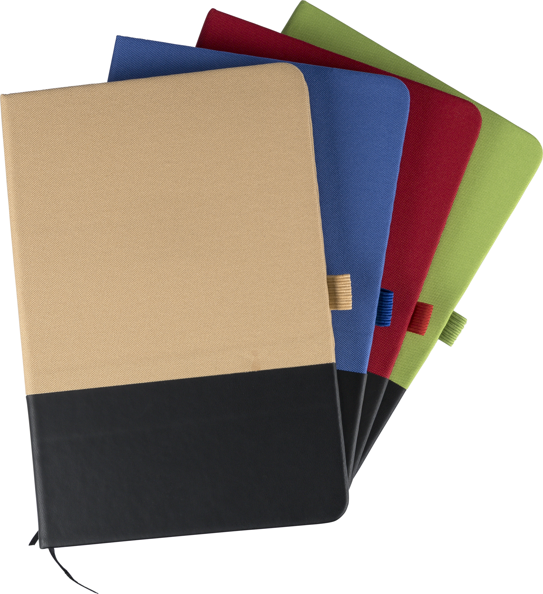 Picture of RPET polyester notebook (approx. A5)