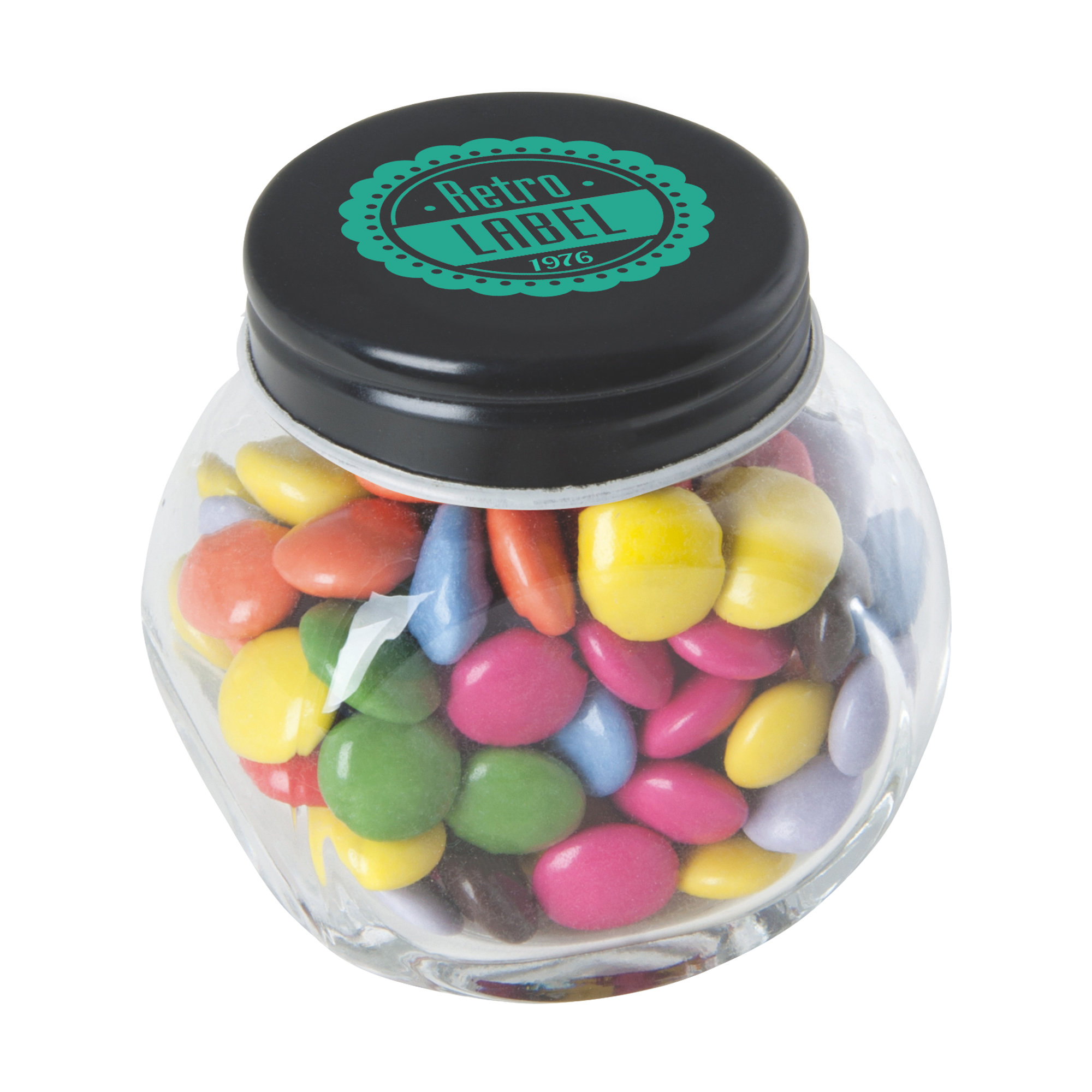 Picture of Small glass jar with choco's