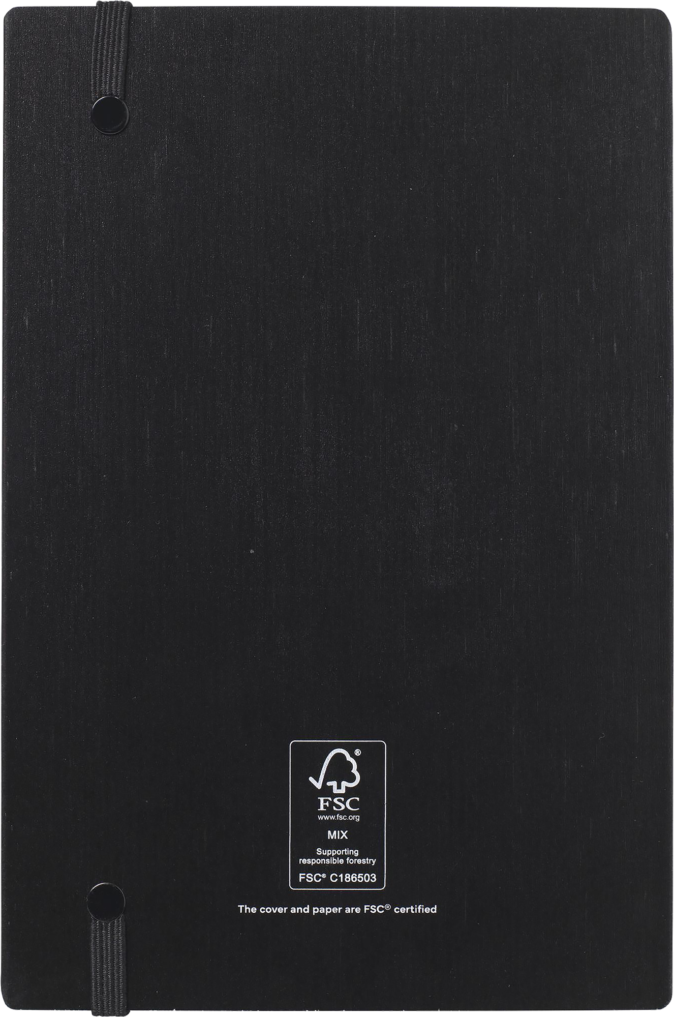 Picture of Bamboo cover notebook with naked spine (approx. A5)