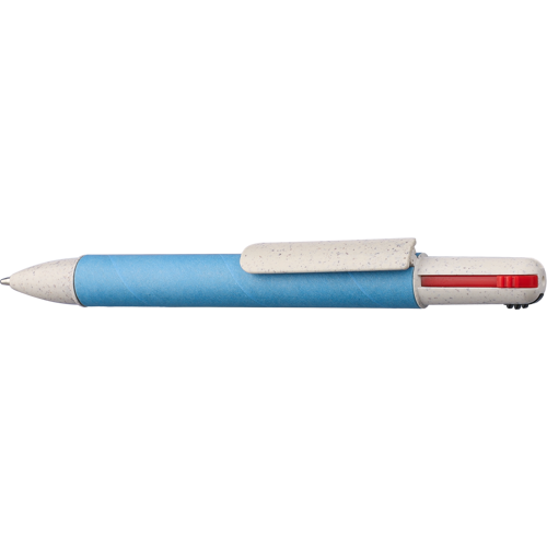 Recycled carton four-colour ballpen