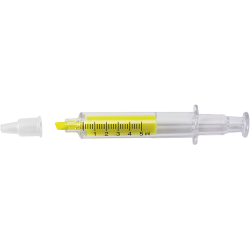 Syringe text marker
