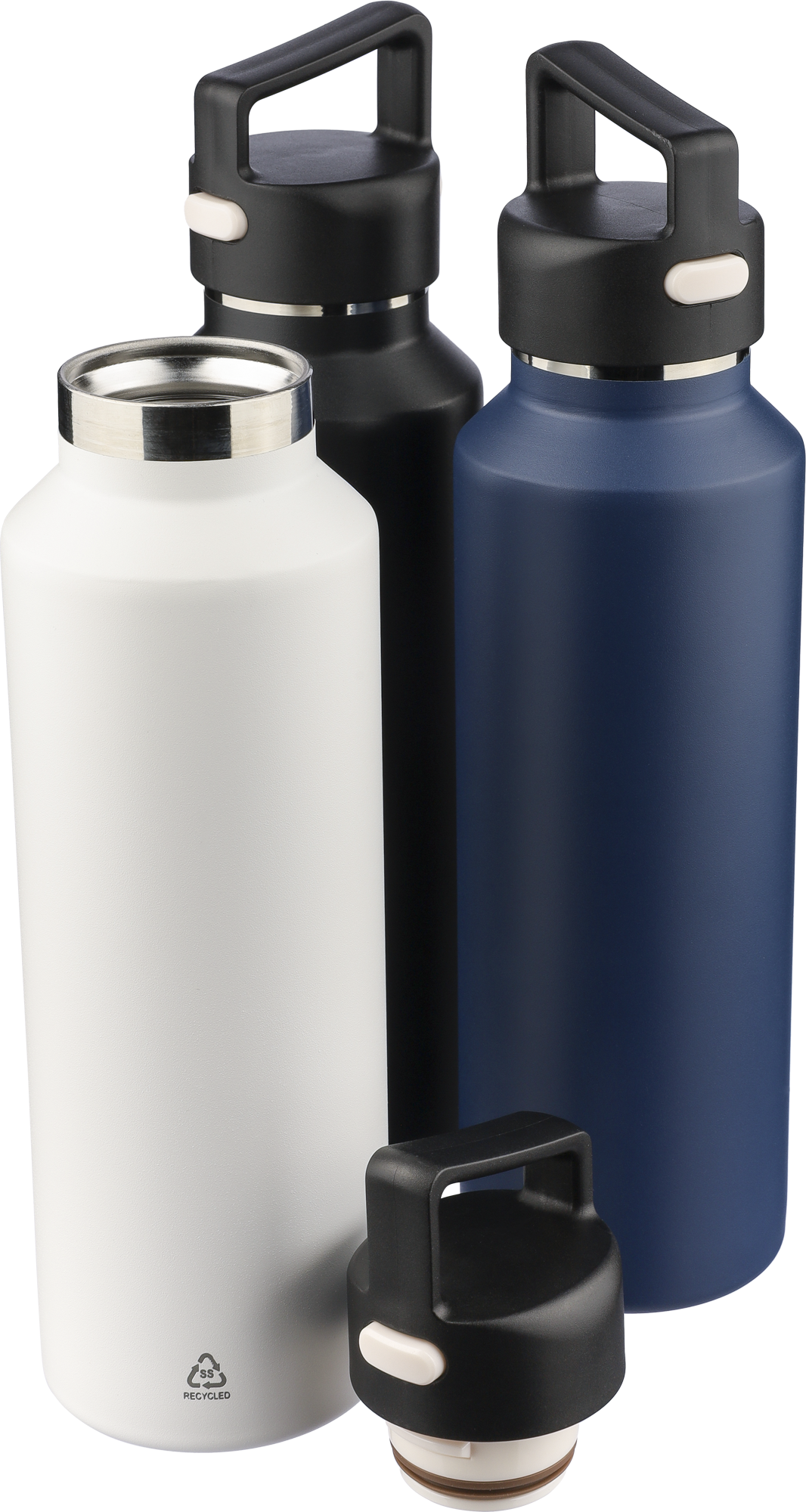 Picture of Recycled stainless steel double walled bottle (600ml)