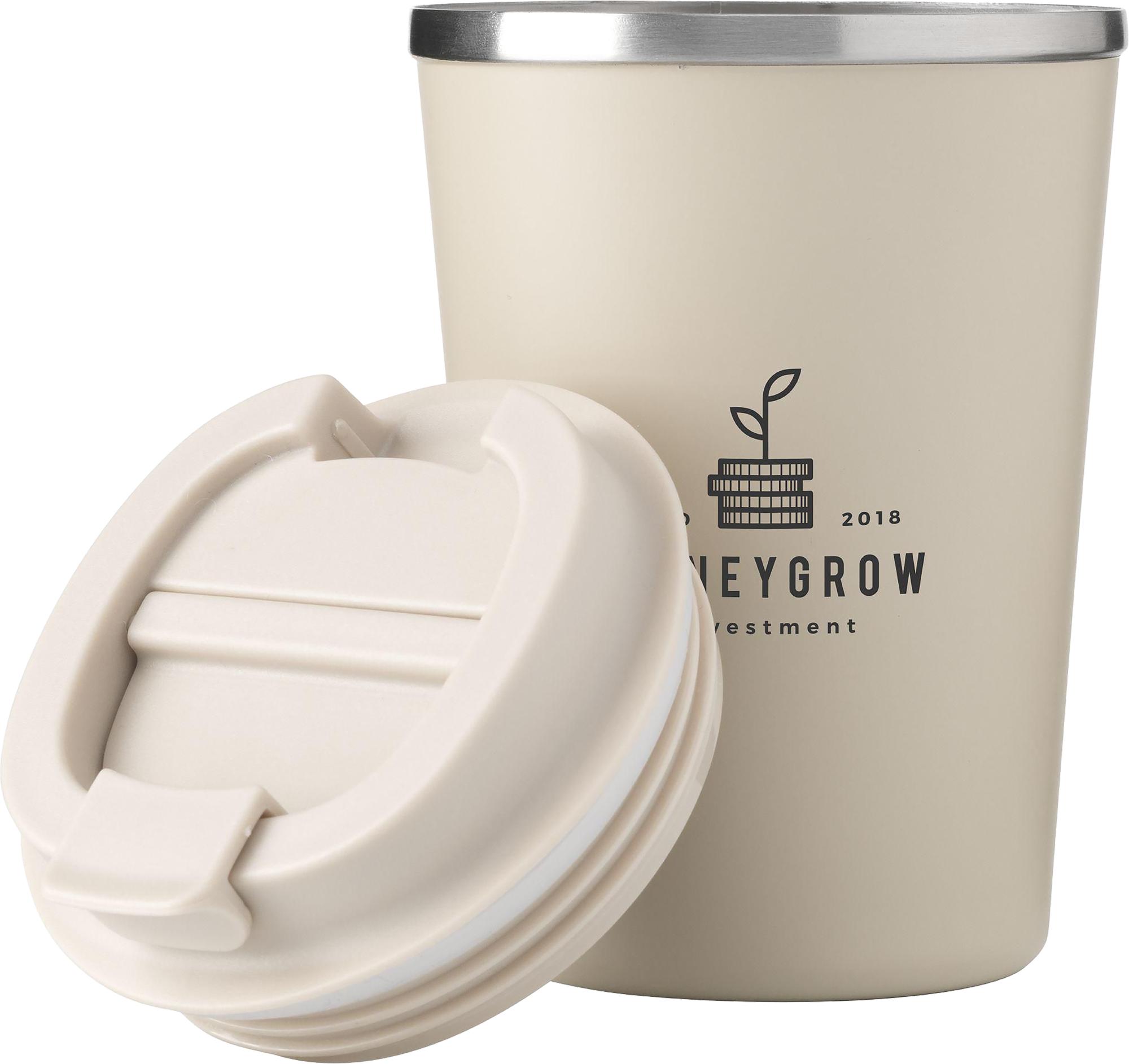 Picture of Recycled double walled coffee mug (300 ml)