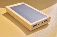 Bamboo solar power bank (10000 mAh) 1266572_011 (Brown)