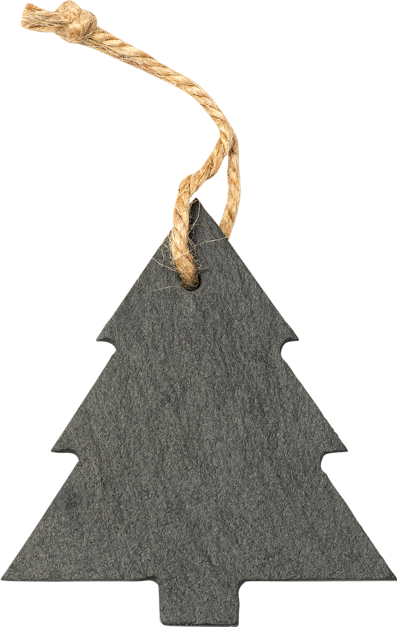 Slate tree ornament