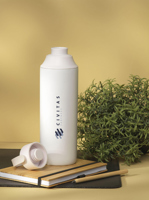 Recycled stainless steel double walled bottle (600ml) 262502_002 (White)