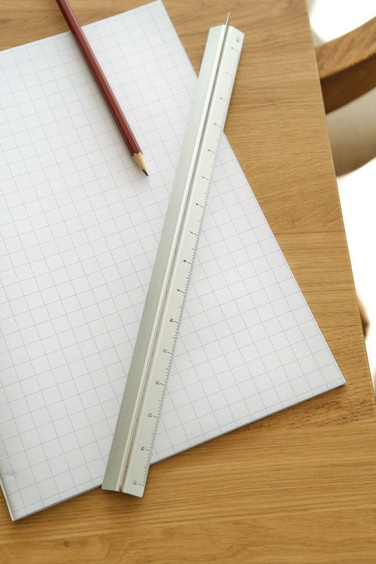 Aluminium scale ruler (30cm) 1349356_032 (Silver)
