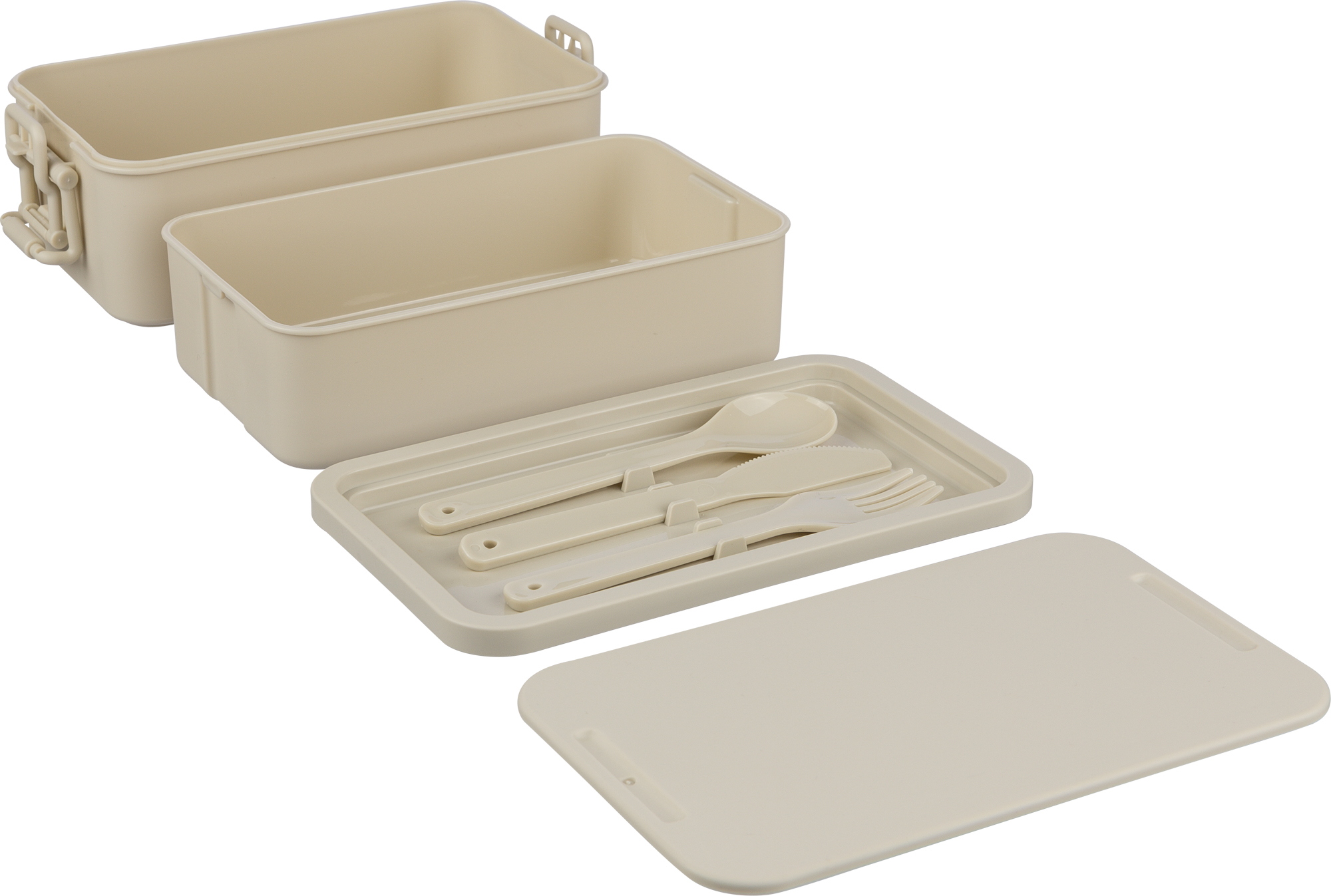 Double layer lunchbox