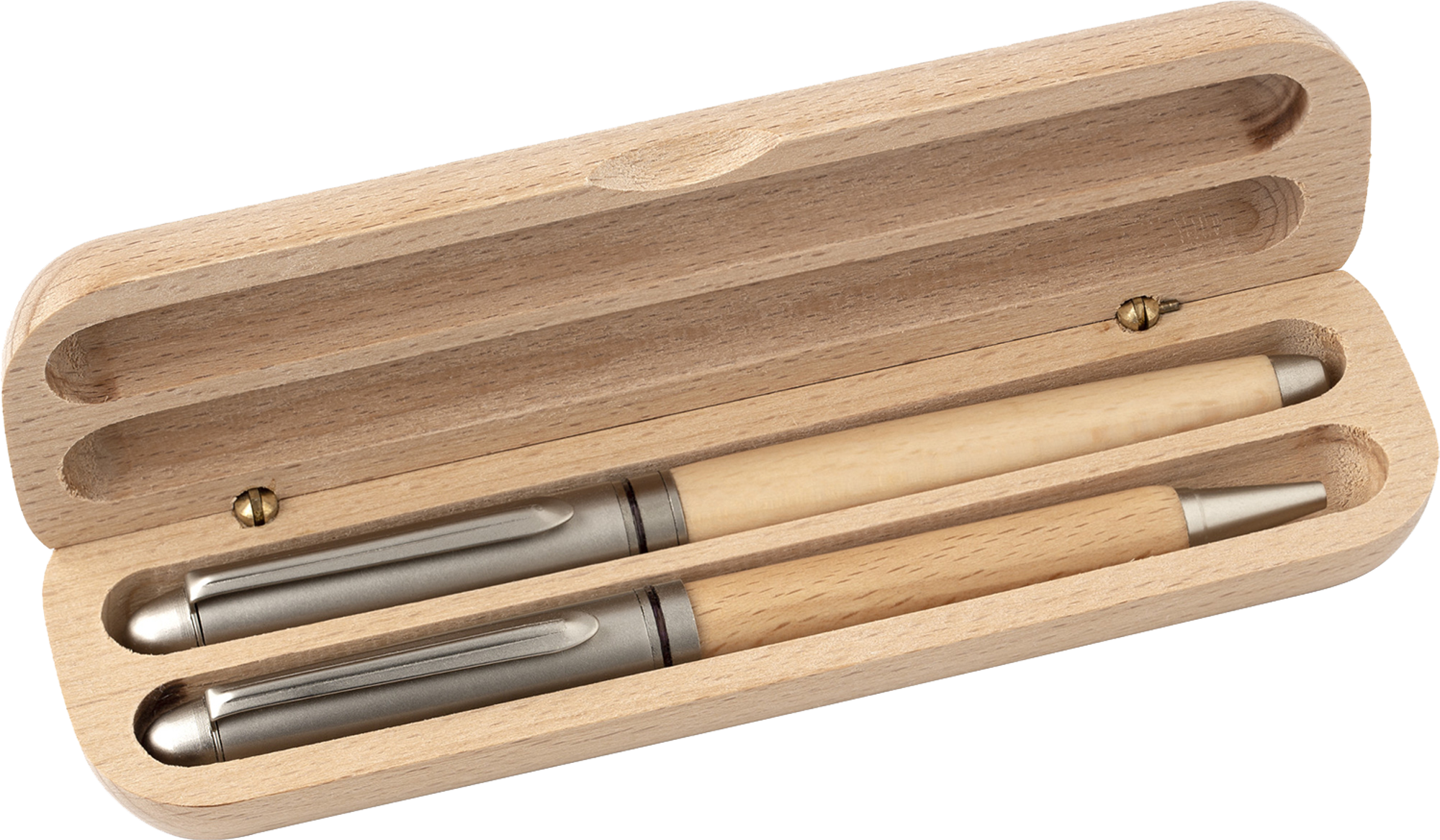 Picture of Beech wood writing set