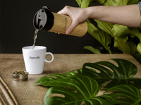 Bamboo double walled bottle (360 ml) 261368_823 (Bamboo)