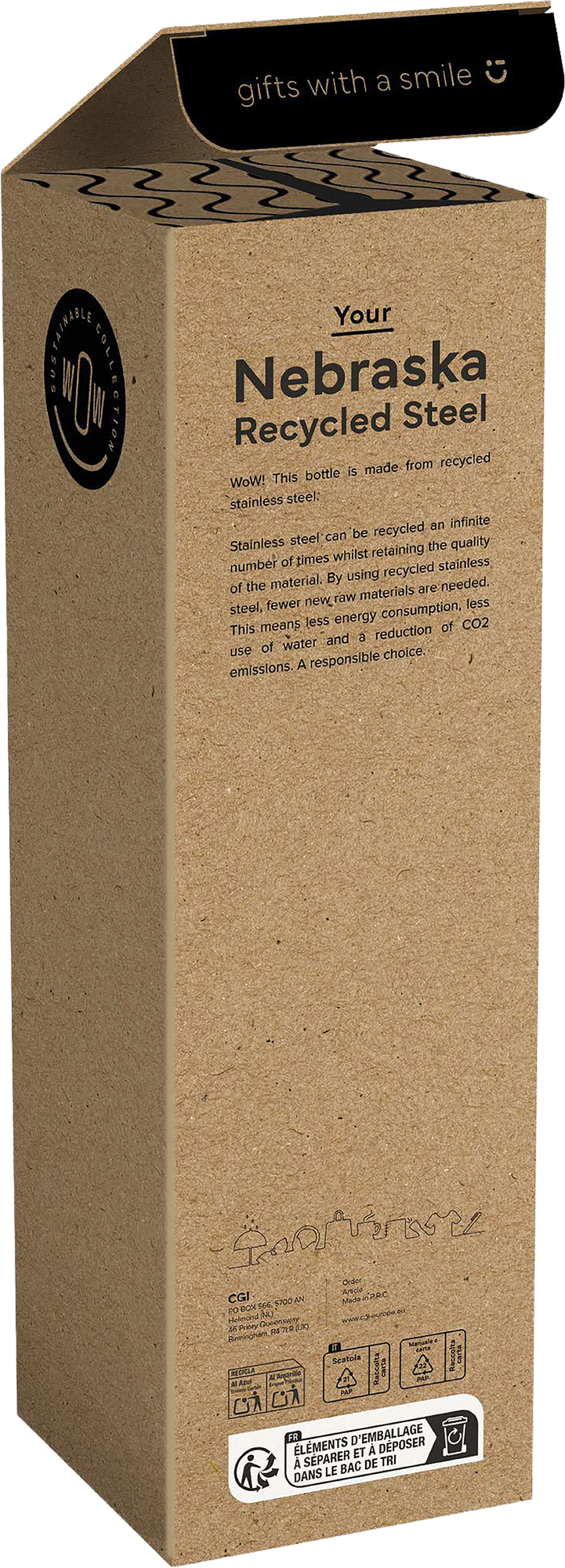 Picture of Recycled stainless steel bottle (800ml)