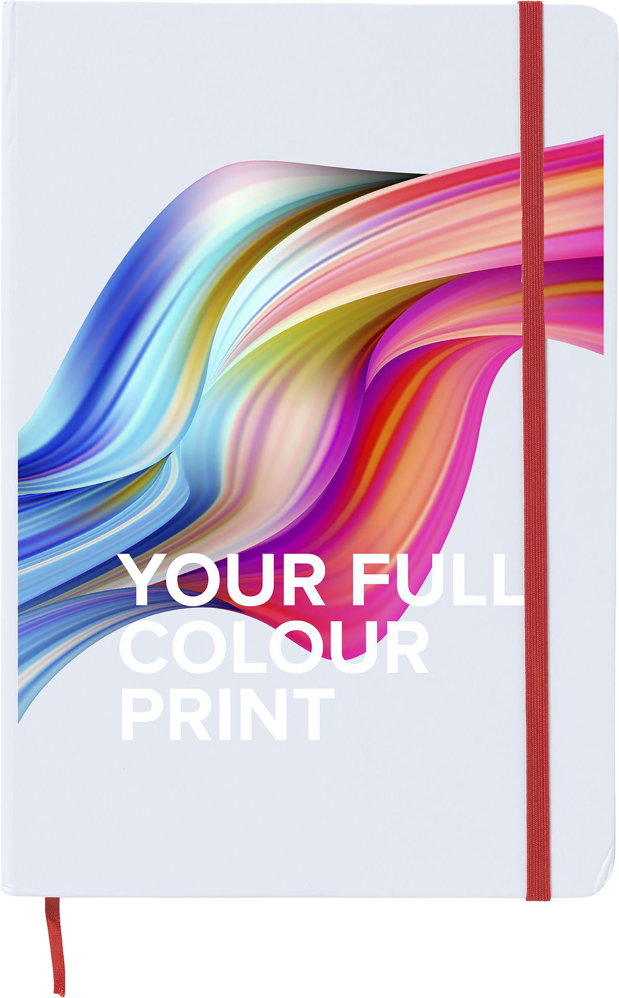 Picture of White cover notebook (approx A5)