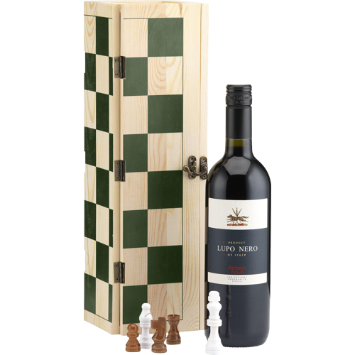 Rackpack wine gift box & chess game
