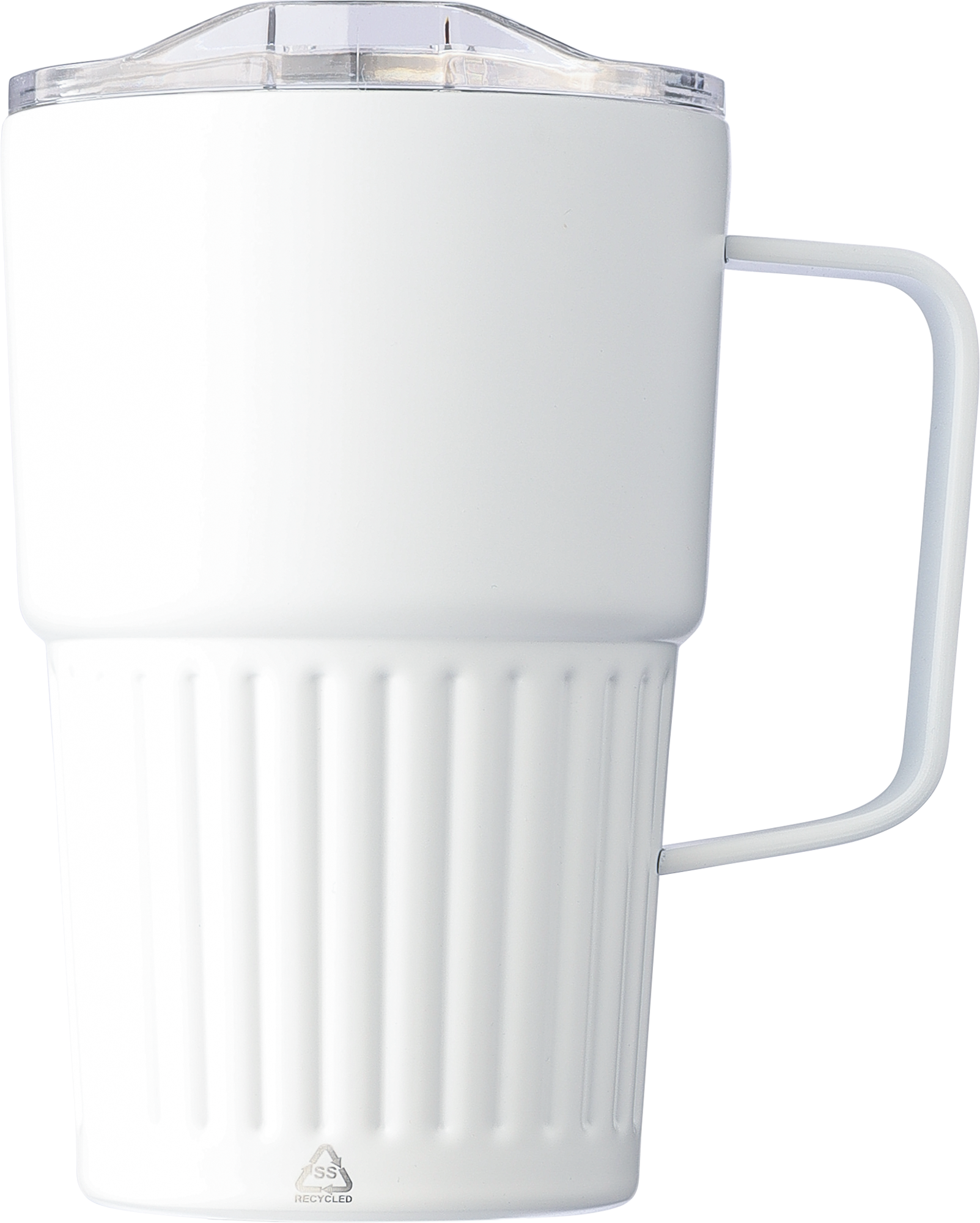 Picture of Recycled stainless steel double walled travel mug (450ml)