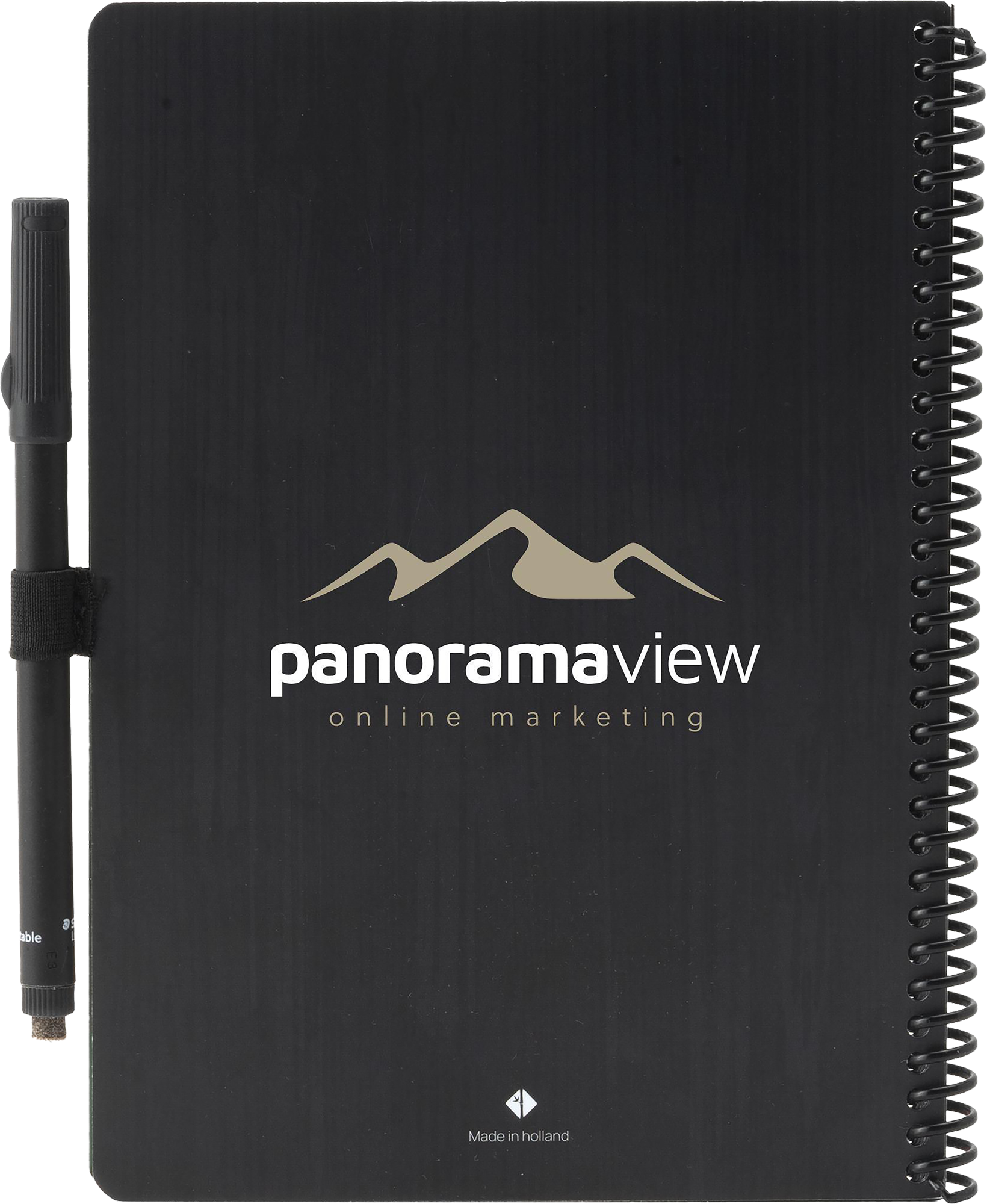 Picture of Bambook notebook with dot grid paper & pen loop (approx. A5)