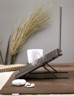 Recycled Aluminium laptop stand 261051_387 (Anthracite)