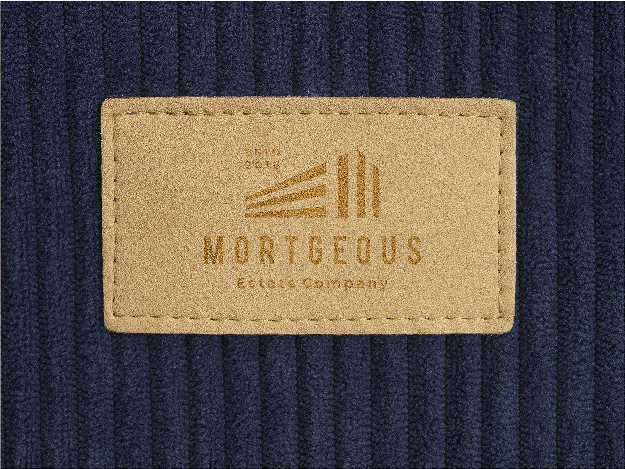 Picture of Recycled corduroy shopper (270gsm/7.9oz)