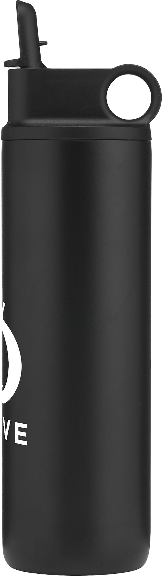 Picture of Recycled stainless steel bottle with straw (800ml)