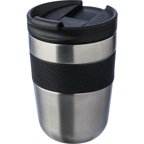 Stainless steel double walled travel mug (300ml)