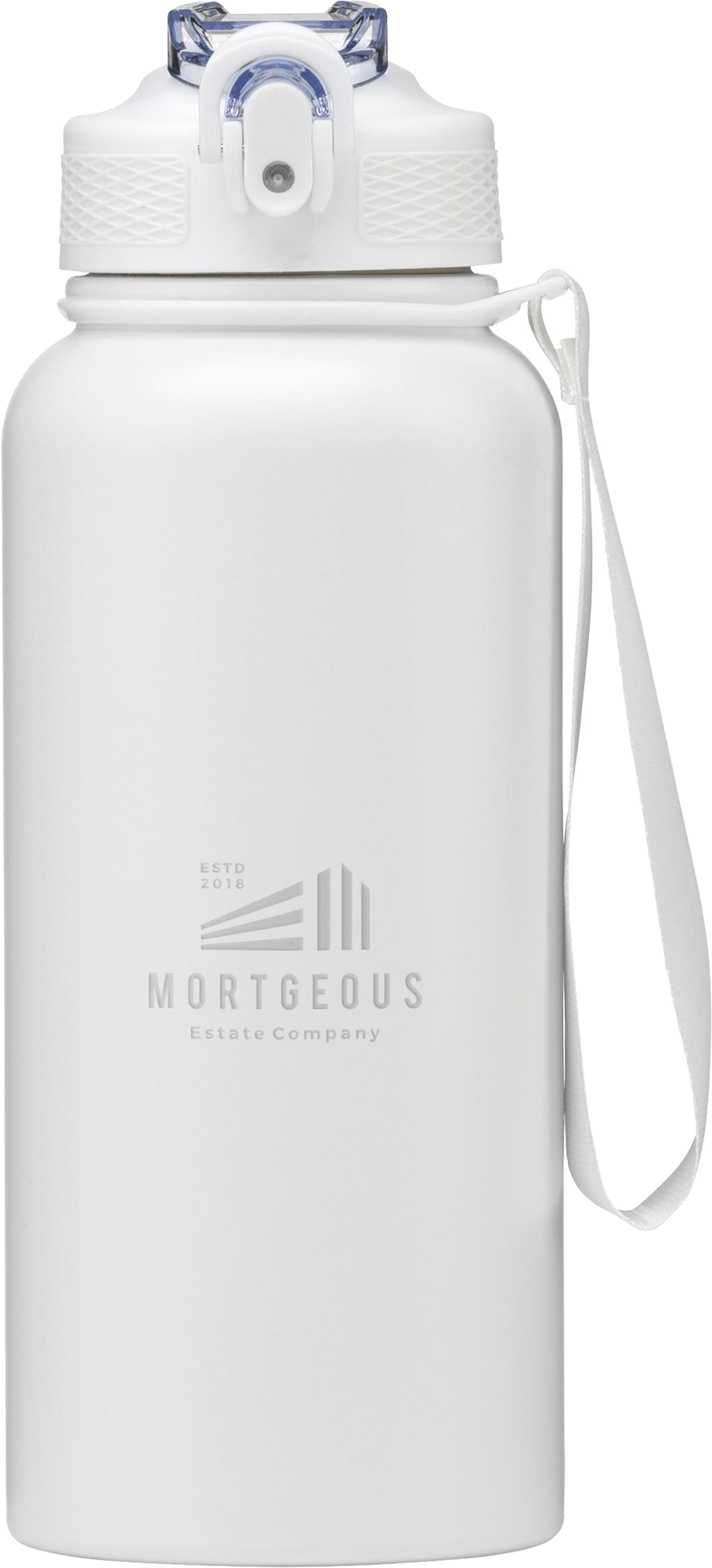 Picture of Recycled stainless steel double walled bottle (900ml)