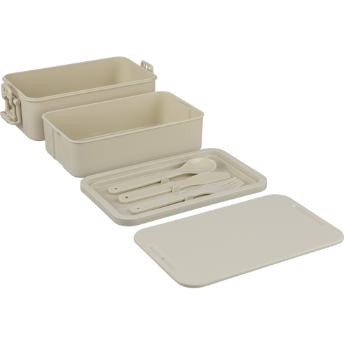 Double layer lunchbox
